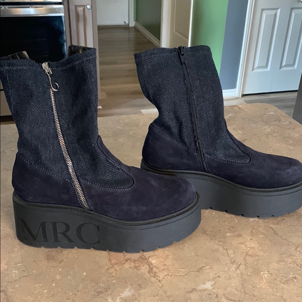 Women's Black Platform Boots